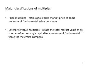 relative valuation part II