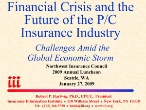 Financial Crisis & the Insurance Industry