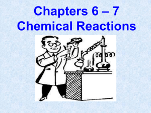 Chemical Reactions - The Taft School | Haiku Learning