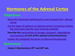 Hormones of The Adrenal gland