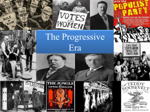 Unit 3 The Progressive Era