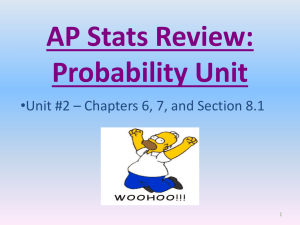 AP Stats Prep Session