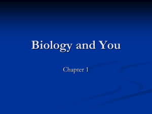 Biology and You