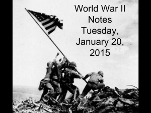 World War II Notes - McKinney ISD Staff Sites