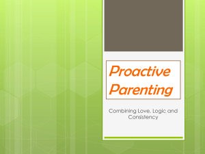 Proactive Parenting