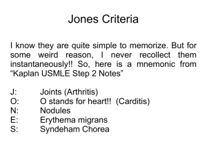 Jones Criteria - WordPress.com