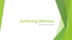 Achieving Wellness