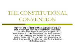 the constitutional convention