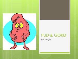 PUD & GORD