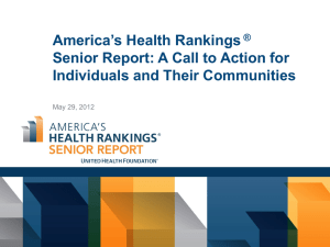 PowerPoint - America's Health Rankings