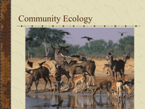 Community Ecology - Plattsburgh State Faculty and Research Web