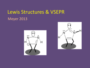 Lewis Structures & VSEPR
