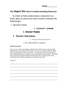 The Super Six Clues to Understanding Character