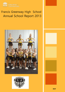 2013 Annual School Report