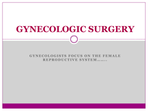 gynecologic surgery