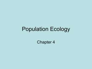 PRINCIPLES OF ECOLOGY