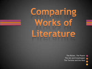 Comparing Works of Literature Creating the Body