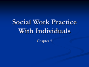Social Work Practice With Individuals