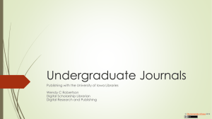 Undergraduate Journals