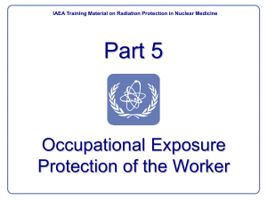 05. Occupational protection - Radiation Protection of Patients