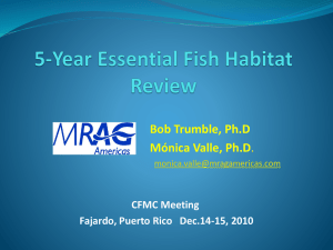 5-Year EFH Review - Caribbean Fisheries Management Council