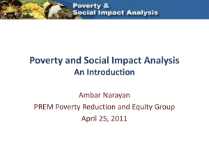 Using Poverty and Social Impact Analysis to Support Development