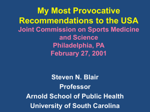 My Most Provocative Recommendations to the USA