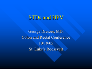 STD's and HPV - St. Luke's Roosevelt Hospital Center, Department