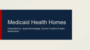 Medicaid Health Homes