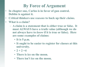 By Force of Argument