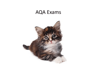 AQA exam advice