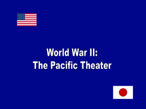 WWII in the Pacific - Origins Powerpoint presentation