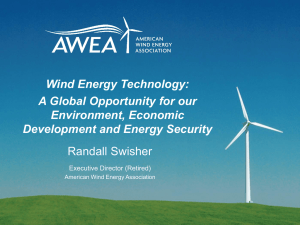 Wind Power (Dr. Randy Swisher)