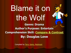 Blame It On the Wolf