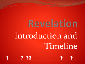 A Timeline for Revelation and Prophecy