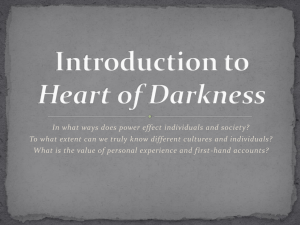 Introduction to Heart of Darkness