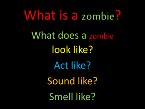 What is a zombie?