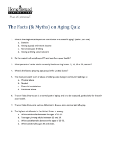 The Facts (& Myths) on Aging Quiz