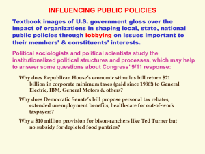 influencing public policies