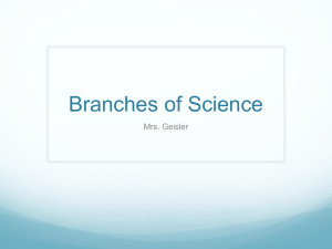unit1.part2.iv.dv.branches of science
