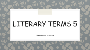 Literary terms 5