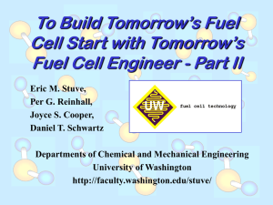 PowerPoint Presentation - UW Fuel Cell