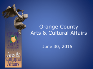 2015-06-30 Discussion Arts and Cultural Affairs Grants