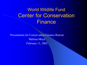 Conservation Finance Retreat