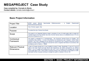 MEGAPROJECT Project Key Events and Activities Timeline