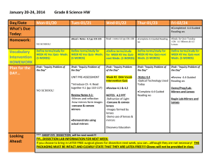 January 20-24, 2014 Grade 8 Science HW