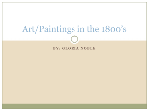 Art/Paintings in the 1800's