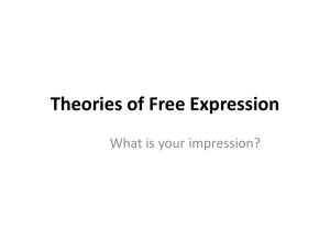 Theories of Free Expression