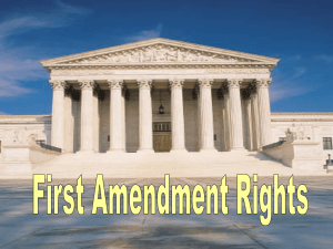 2. Unit III: First Amendment Rights