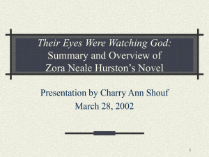 Their Eyes Were Watching God: Summary and Background